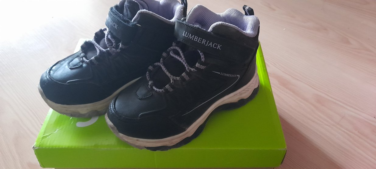 Kiz cocuk Siyah Lastik Botlar - Görsel 2