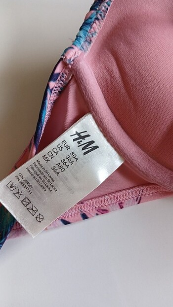 m Beden Balenli bikini üstü