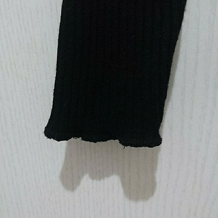 xs Beden siyah Renk Uzun kollu crop top