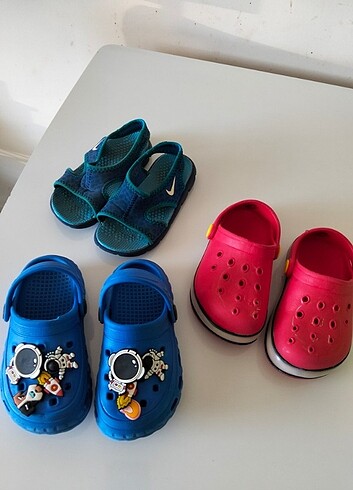 Nike 25 numara 1 sandalet 2 terlık