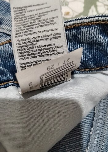 Mavi kadın Pantolon. - Görsel 4