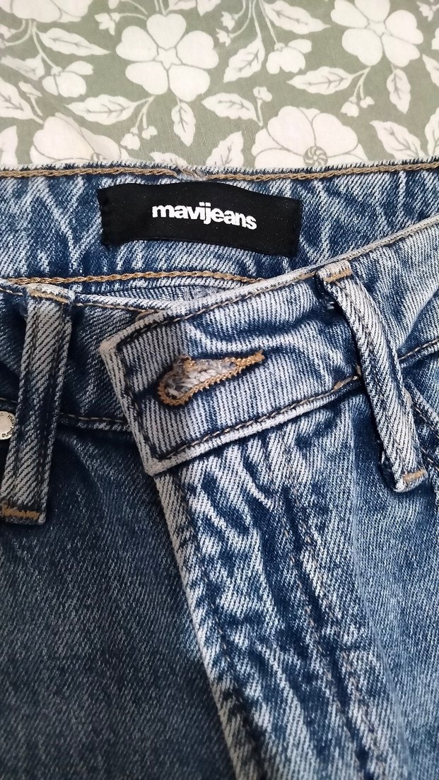 Mavi kadın Pantolon. - Görsel 3