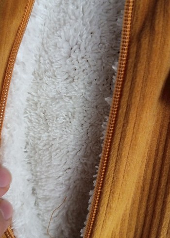 Kürklü Kapüşonlu Kahverengi Bebek Tulumu - Görsel 5