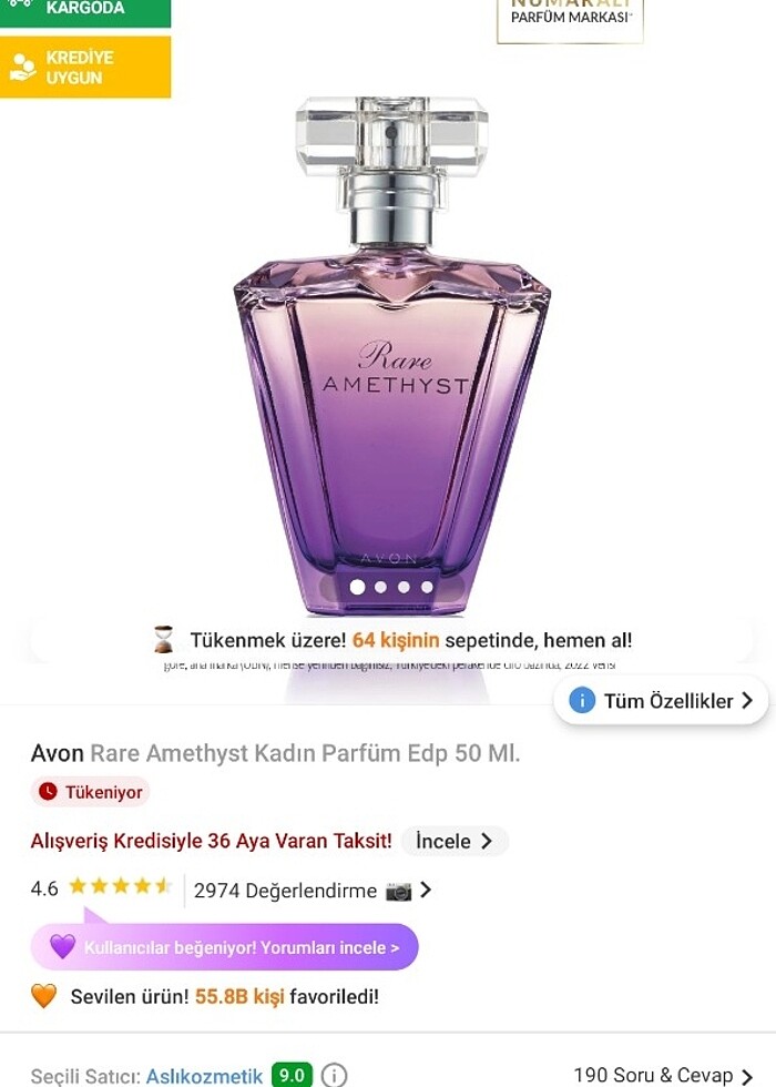 Avon kadın parfüm  - Görsel 2