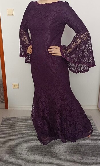 Balık model tesettür abiye
