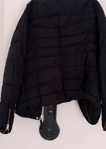 Siyah Kadın Günlük Midi Mont - Görsel 4