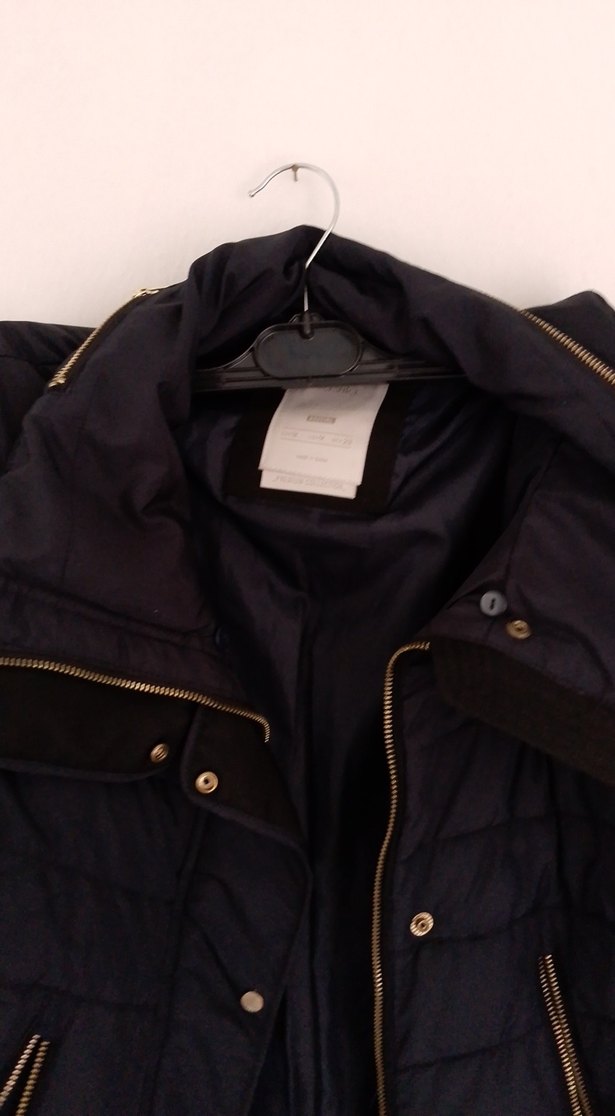 Siyah Kadın Günlük Midi Mont - Görsel 3