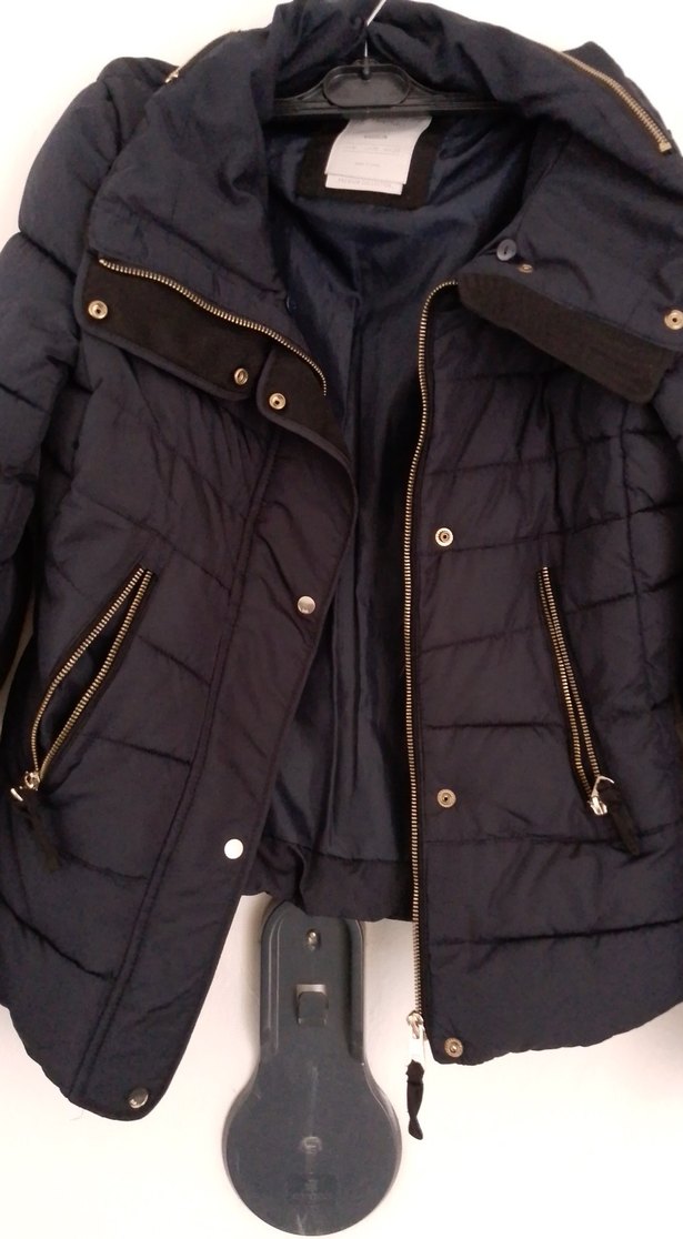 Siyah Kadın Günlük Midi Mont - Görsel 2