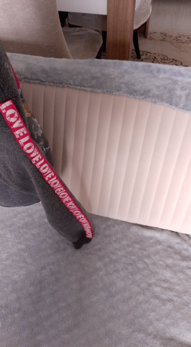 Kız Çocuk Gri Kapüşonlu Fermuarlı Sweatshirt - Görsel 3