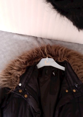 Kürk Detaylı Midi Kadın Kışlık Mont - Görsel 5