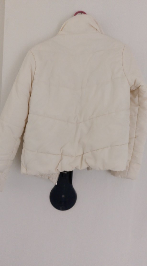 Kadın Bej Kürklü Sıcak Kış Ceketi - Görsel 4