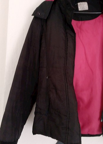 Kemerli, Yüksek Yakalı Kadın Ceket - Görsel 2