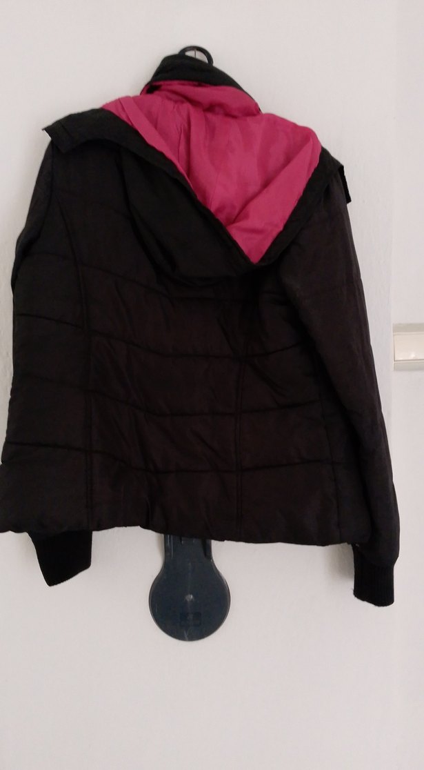 Kemerli, Yüksek Yakalı Kadın Ceket - Görsel 5