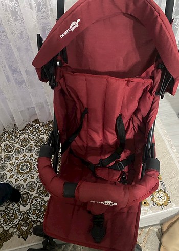 Kırmızı Bebek Arabası - Görsel 4