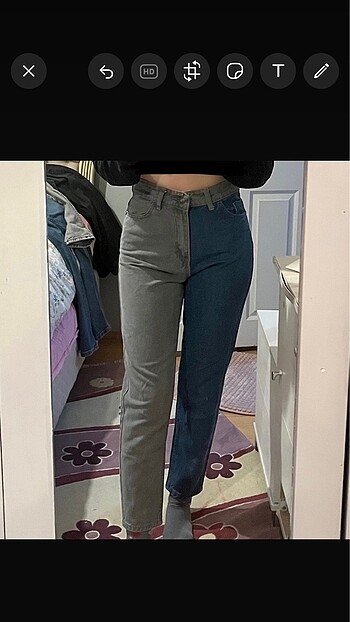 Mom jean pantolon