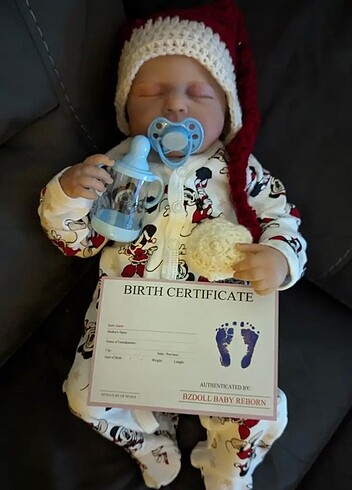 Reborn gercekci silikon et bebek