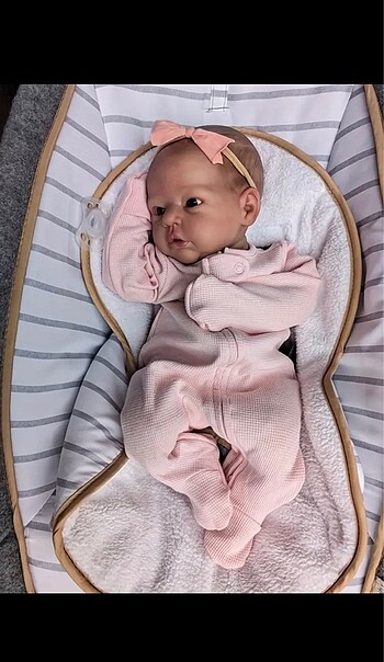 Reborn gerçekçi silikon bebek