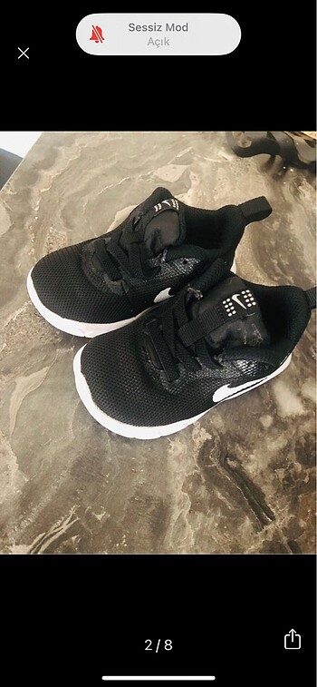 Nike Nike air siyah bebek ayakkabısı
