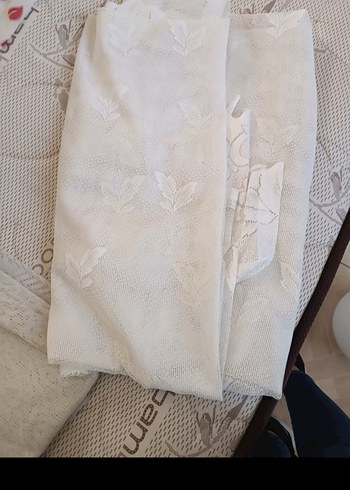 Beden beyaz Renk Nakışlı Beyaz Bohem Perde