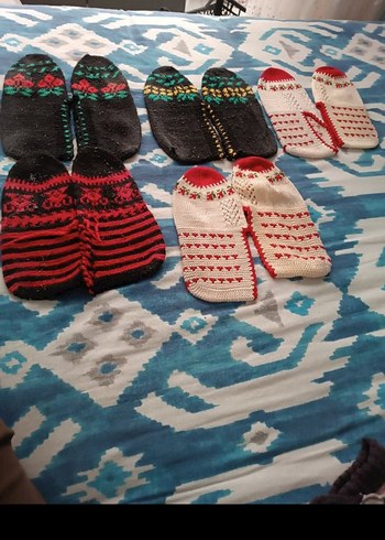 Accessorize Renkli Nakışlı kadın patikleri Çorapları