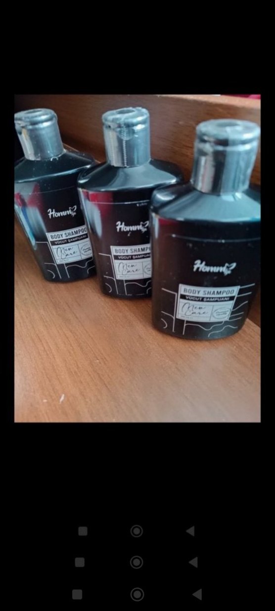 Homm bitkisel erkek  Vücut Şampuanı üçlü set - Görsel 2