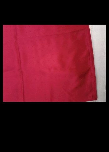 Bordo Saten fon perde - Görsel 7