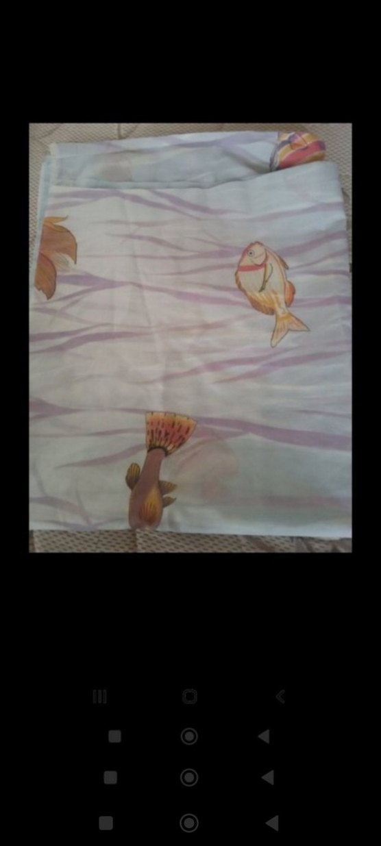 Baskılı banyo perdesi iki adet - Görsel 3