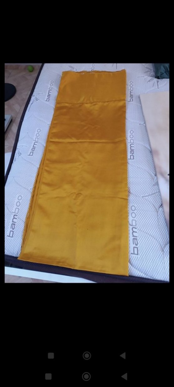 Parlak Sarı Düz Yatak Örtüsü çarşaf - Görsel 2