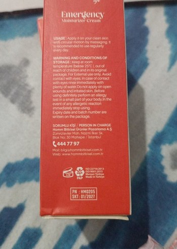 homm bitkisel Acil Durum Kremi - Görsel 5