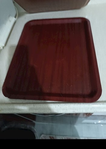 Kahverengi Parlak Ahşap Tepsi - Görsel 6