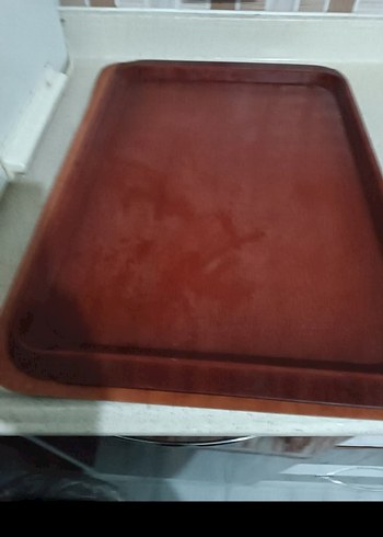 Kahverengi Parlak Ahşap Tepsi - Görsel 3