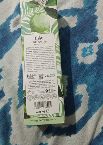 Greenwind Limon Lime Kolonya 80° - Görsel 5