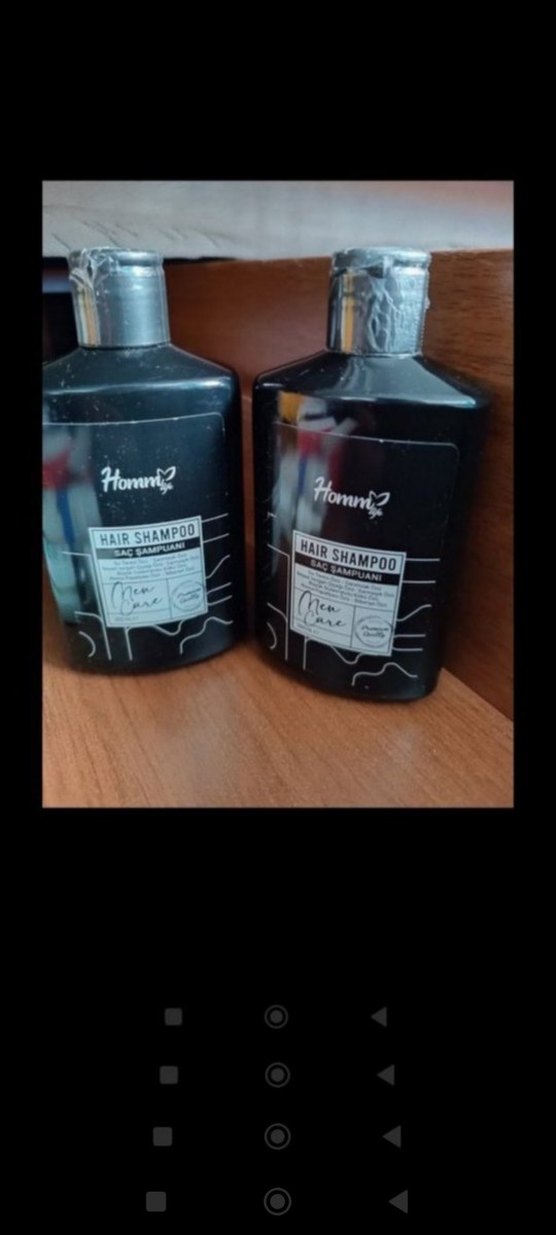 Homm bitkisel Erkek Saç Şampuanı ikili paket - Görsel 3