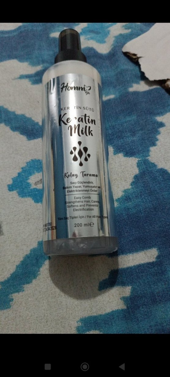 Homm bitkisel Keratin sütü Saç spreyi 200 ml - Görsel 2