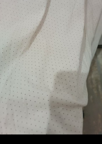 Erkek Beyaz Keten Polo Tişört - Görsel 4