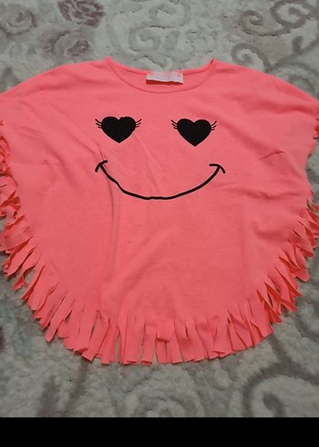 Pembe Kız Çocuk Kısa Kollu Tişört - Görsel 6