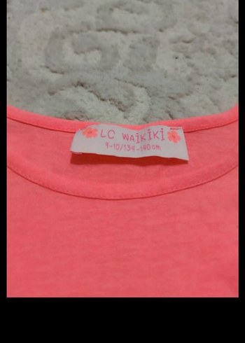 Pembe Kız Çocuk Kısa Kollu Tişört - Görsel 3