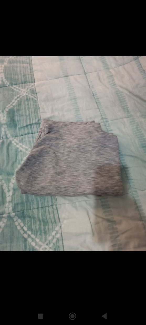 Gri kadın Rahat Kesim Kısa Şort - Görsel 5