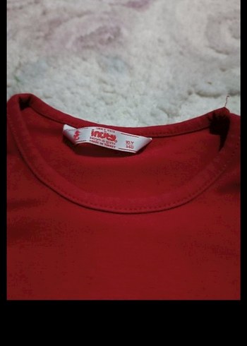 Kız Çocuk Kırmızı Uzun Kollu Pul İşlemeli Sweatshirt - Görsel 3