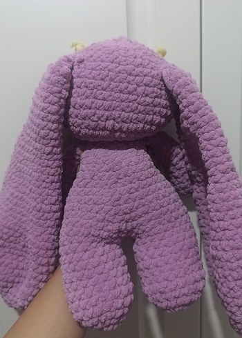 Beden Mor Pastel Peluş Tavşan Oyuncak