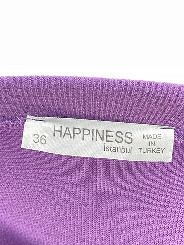 36 Beden mor Renk Happiness Bluz %70 İndirimli.