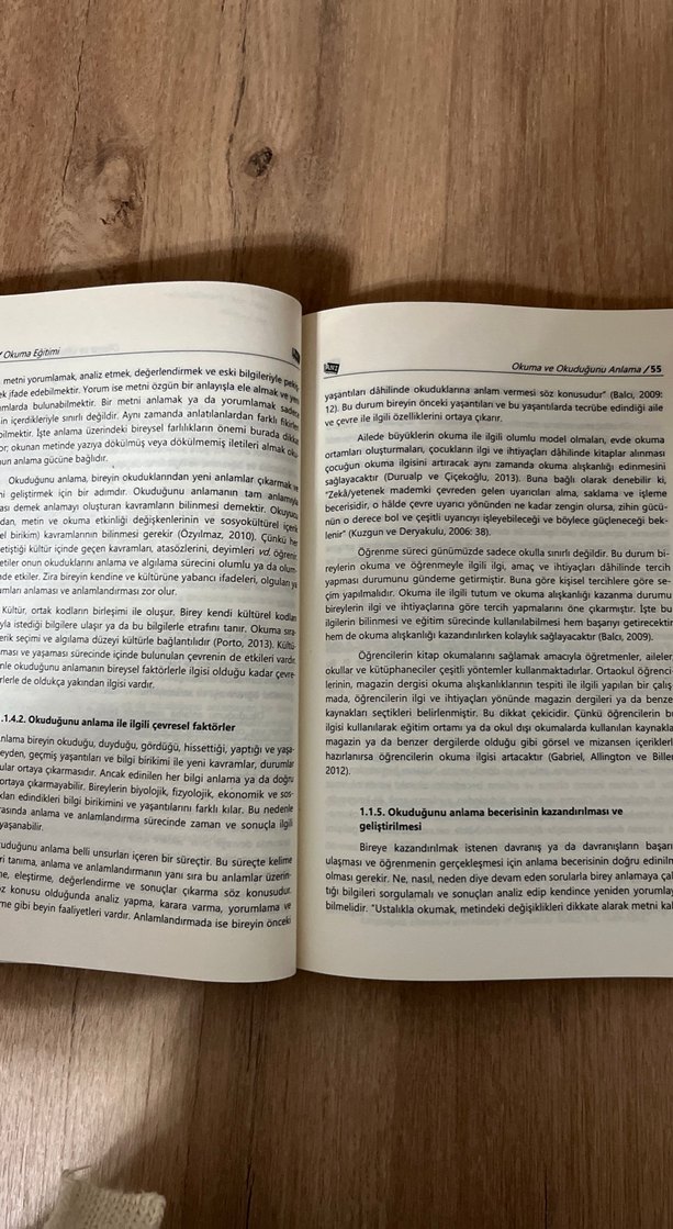 Okuma Eğitimi - 2. Baskı Kitap anı yayıncılık - Görsel 2
