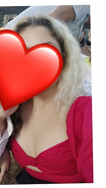 m Beden kırmızı Renk Crop bluz
