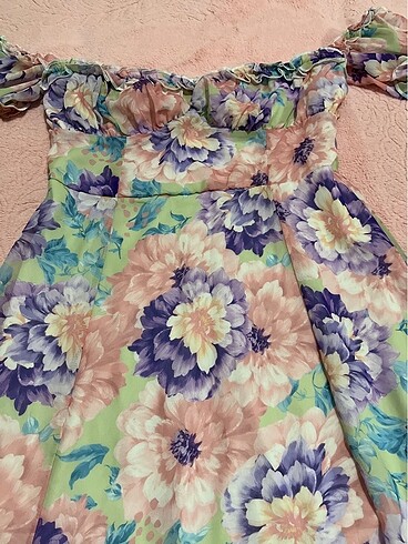 Diğer Çiğ sifon elbise