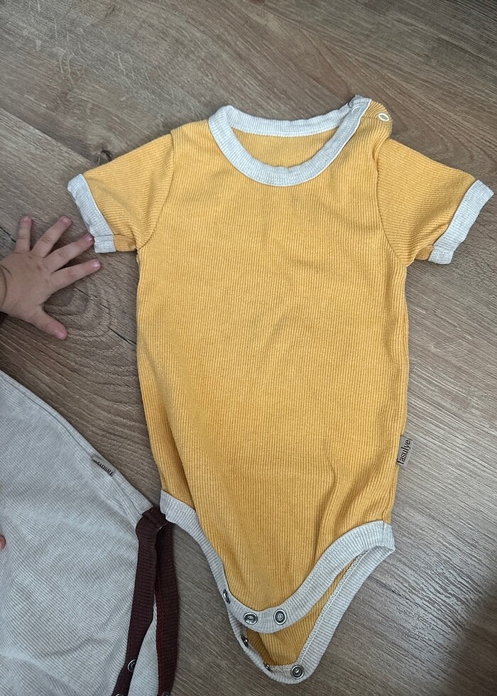 6-9 ay vintage tulum - Görsel 4