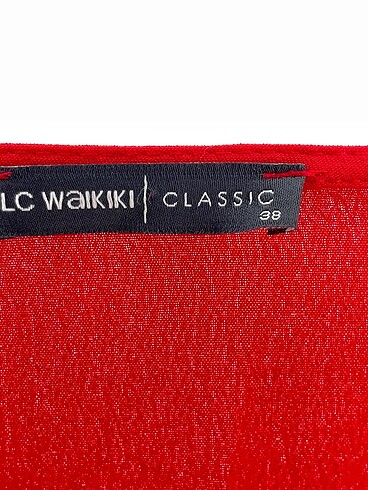38 Beden kırmızı Renk LC Waikiki Uzun Elbise %70 İndirimli.