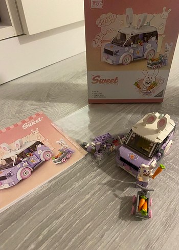 Diğer Mor Pastel Mini Lego Araba Seti