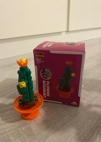  Beden Renk Renkli Lego Çiçek Buketi Seti