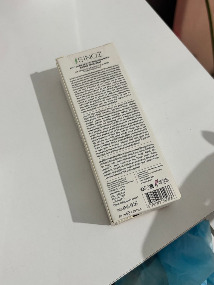Sinoz Turmeric SPF 50 Geniş Spektrumlu Güneş Kremi - Görsel 3