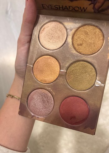 Bej Tonlarda Altı Renk Göz Farı Paleti - Görsel 2